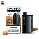 VANILLA CUSTARD TOBACCO 30MG - INFINITY ULTRA DISPOSABLE 8000 PUFFS