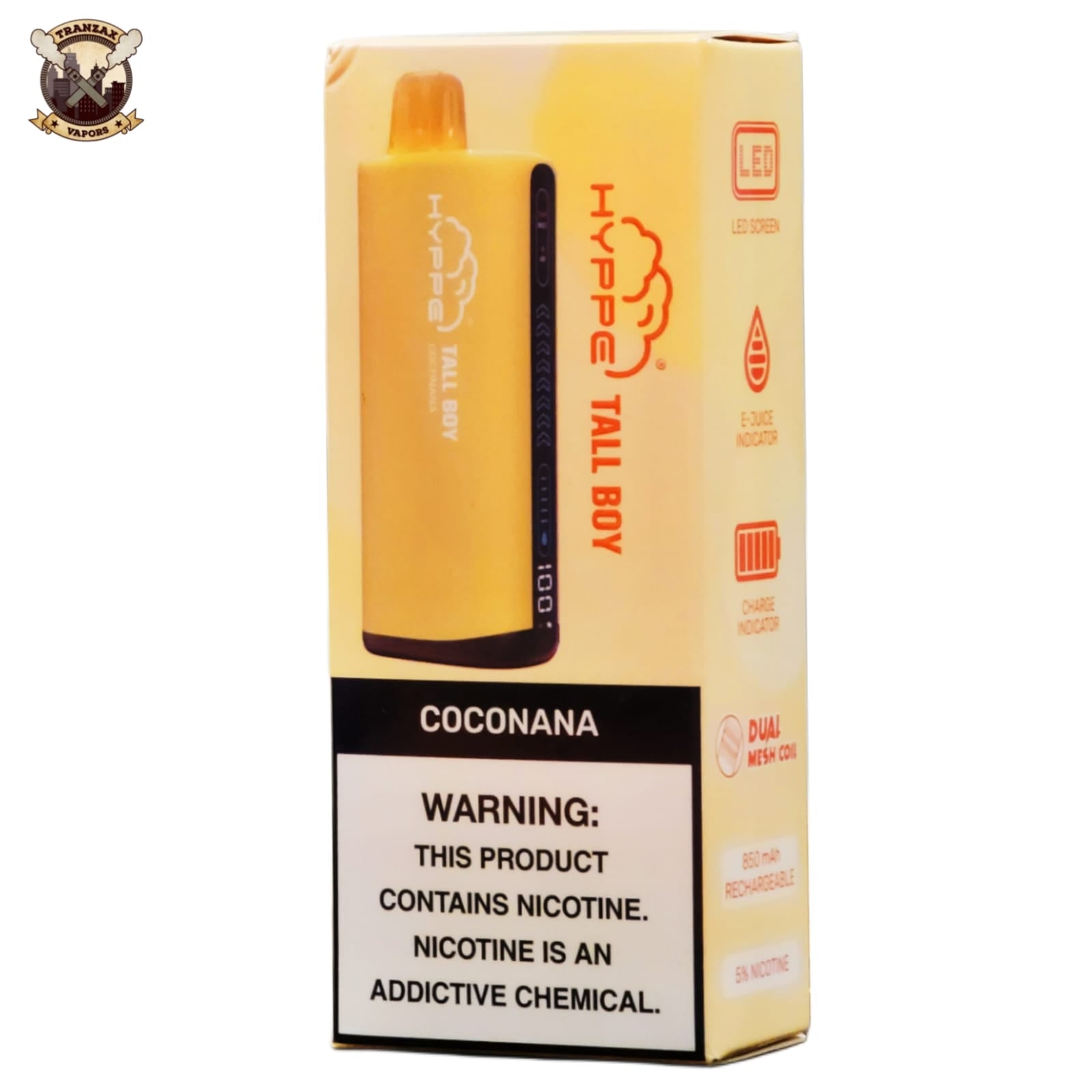 HYPPE TALL BOY DISPOSABLE 50MG 30K PUFFS