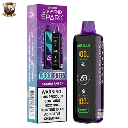 AIR BAR DIAMOND SPARK DISPOSABLE 15K PUFFS 50MG
