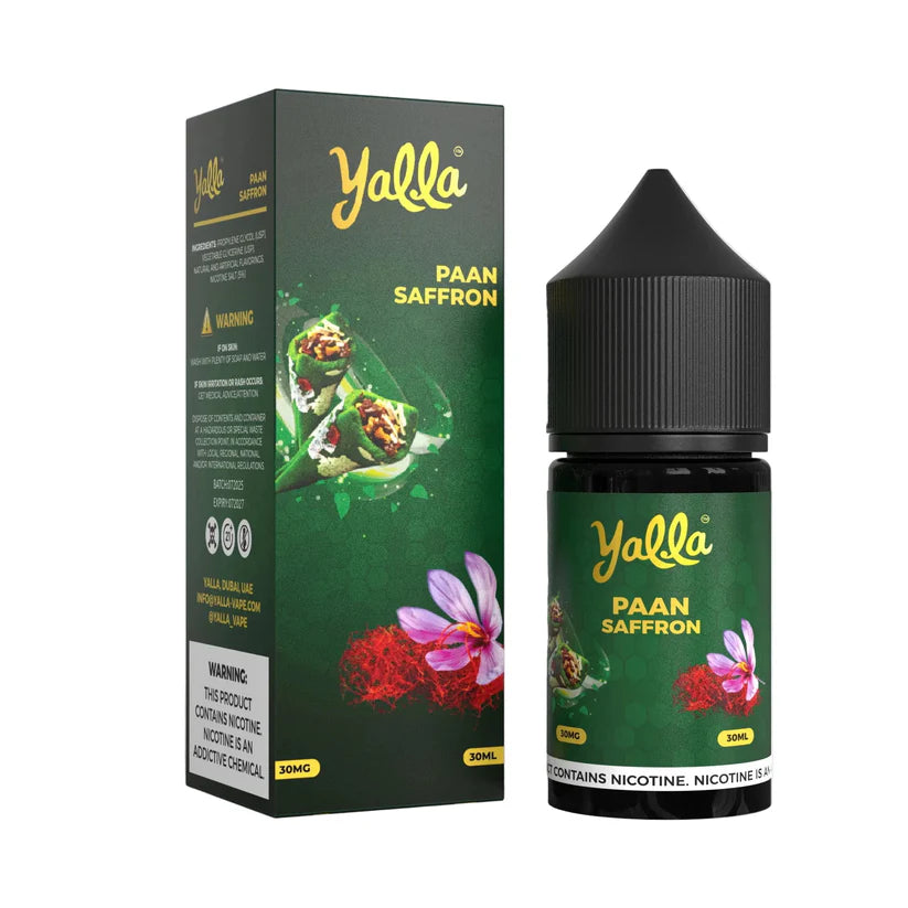 PAAN SAFFRON 30ML - YALLA PAAN SERIES