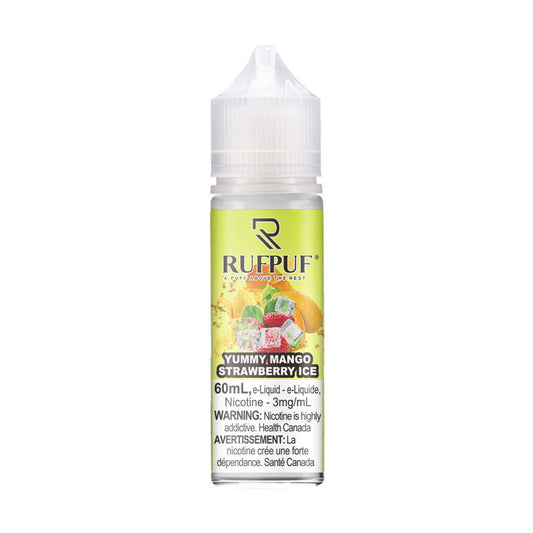 YUMMY MANGO STRAWBERRY ICE 60ML - RUFPUF FREE BASE