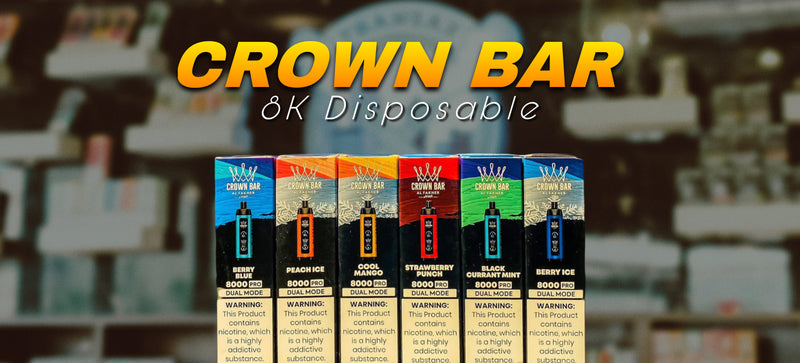 Al Fakher Crown Bar 8000 Puffs Disposable Vapes in Pakistan