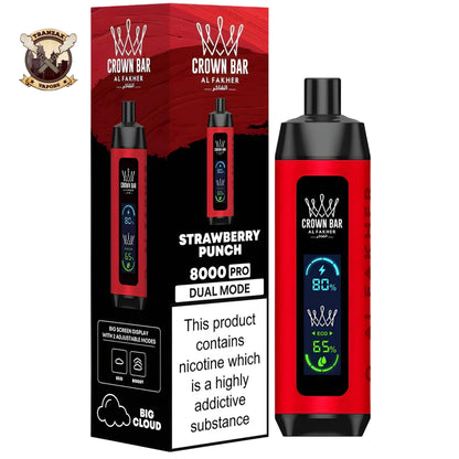 AL FAKHER CROWN BAR DISPOSABLE 5MG 8000 PUFFS