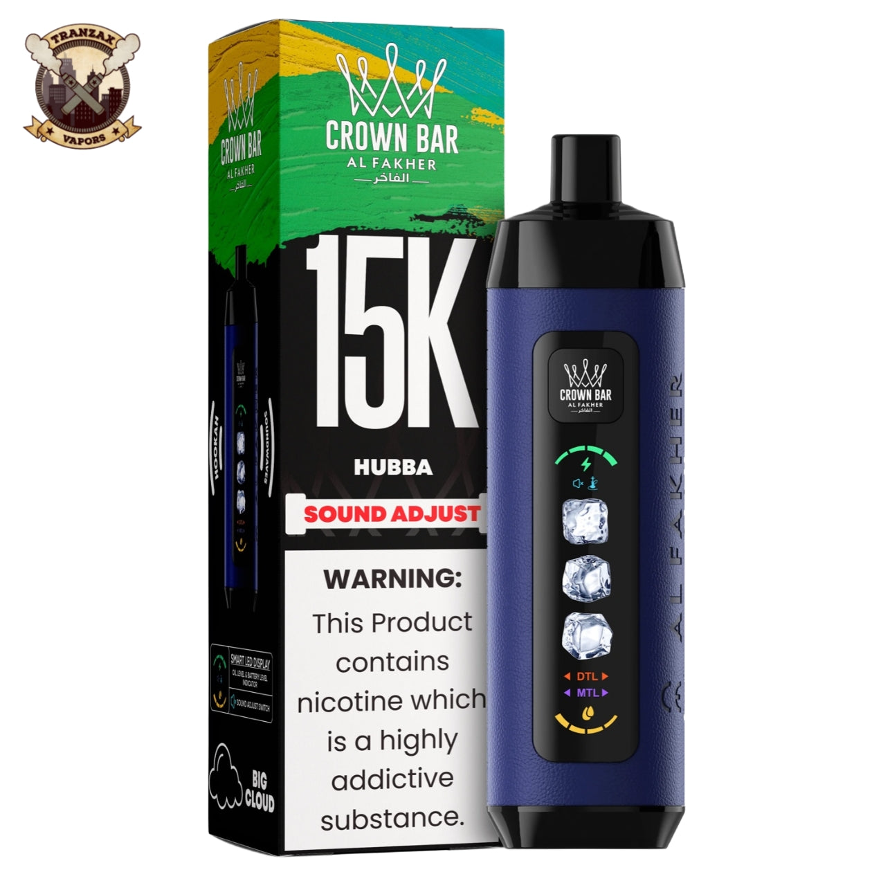 al fakher ice control crown bar hypermax