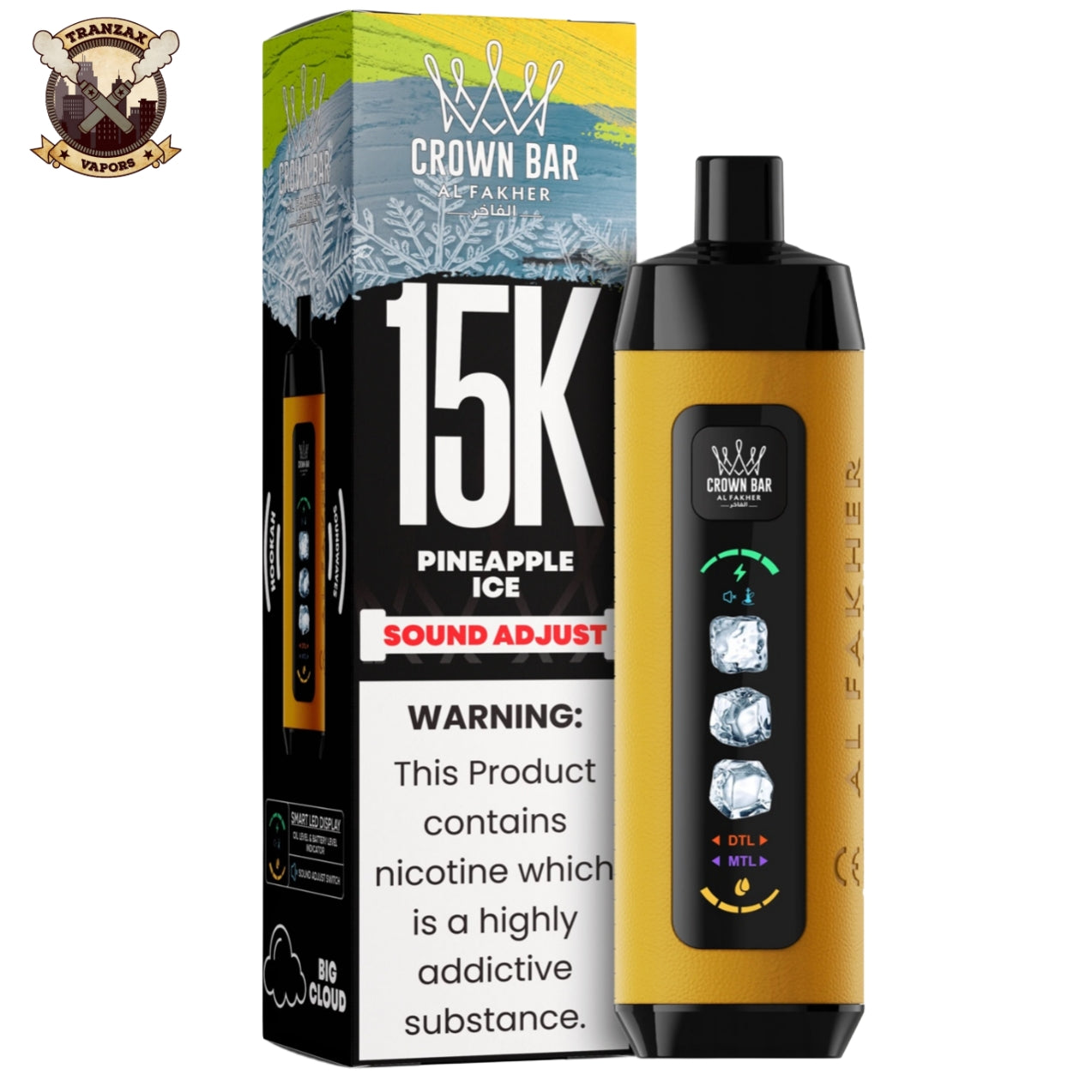 al fakher ice control crown bar hypermax