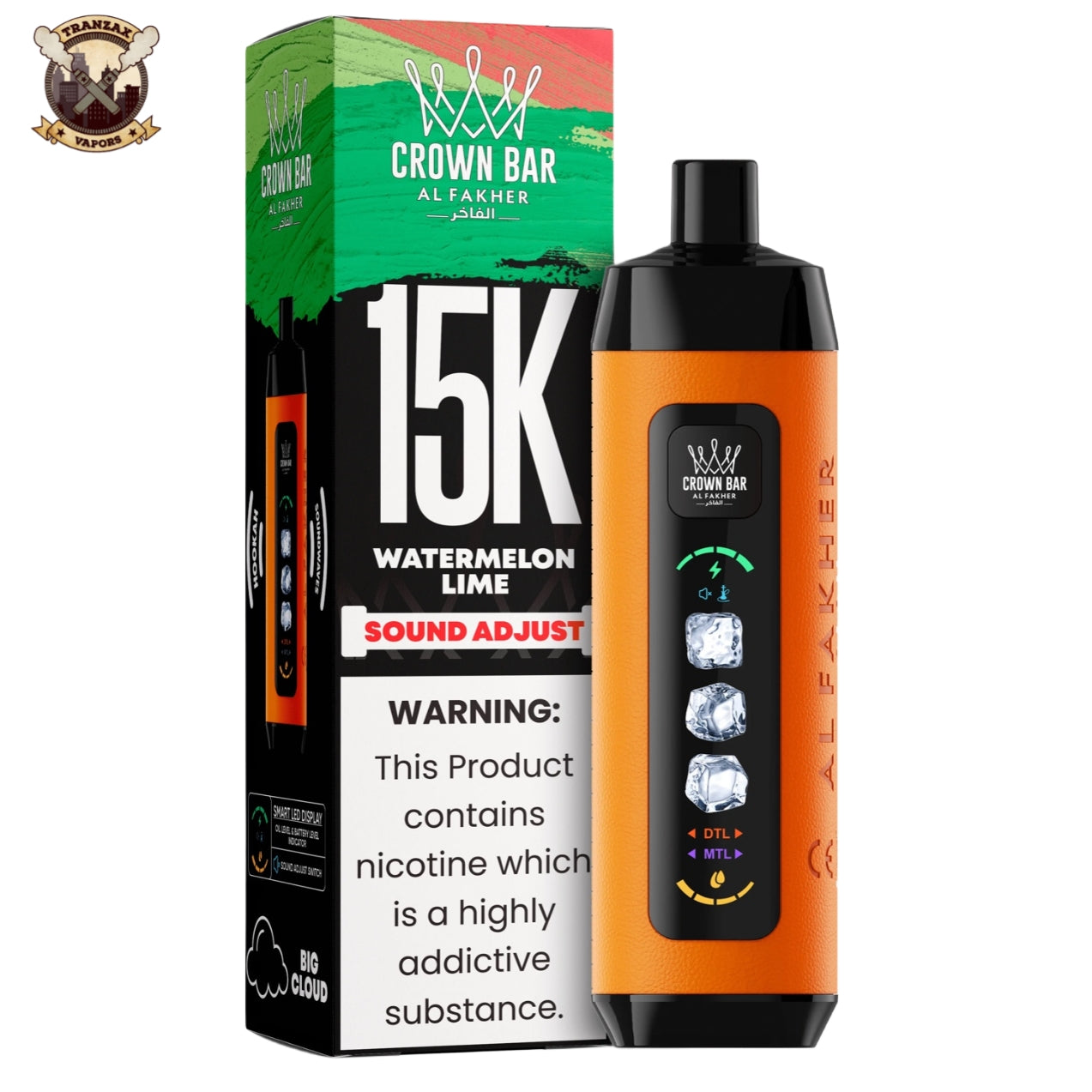 al fakher ice control crown bar hypermax