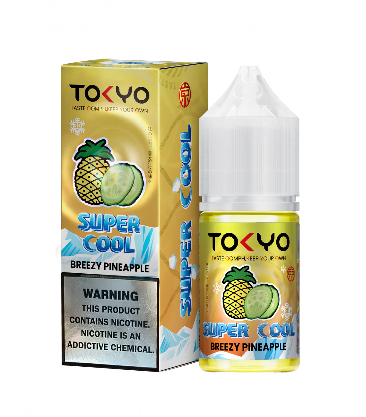 BREEZY PINEAPPLE ICE  30ML - TOKYO SUPER COOL