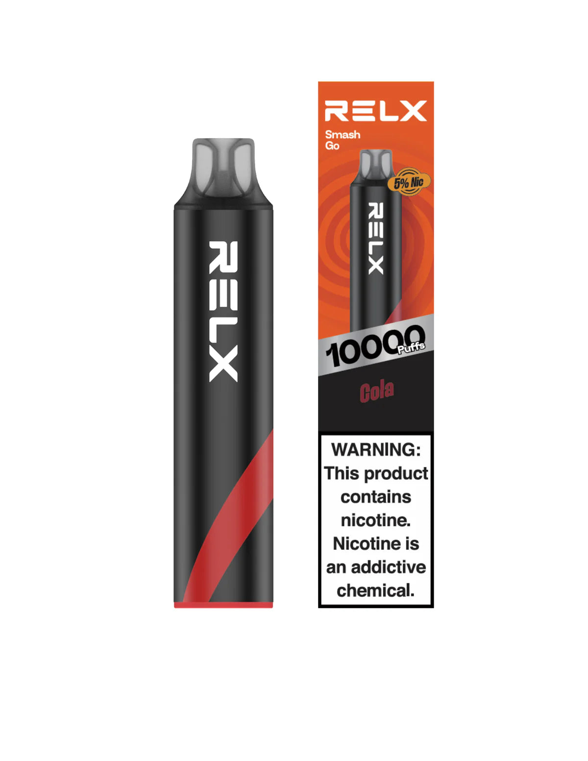 RELX SMASH GO 10K PUFFS 50MG DISPOSABLE