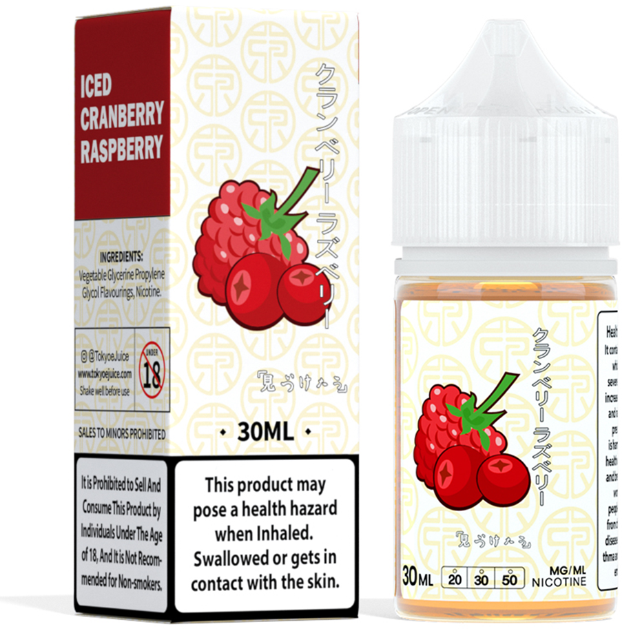 CRANBERRY RASPBERRY ICE 30ML - TOKYO CLASSIC