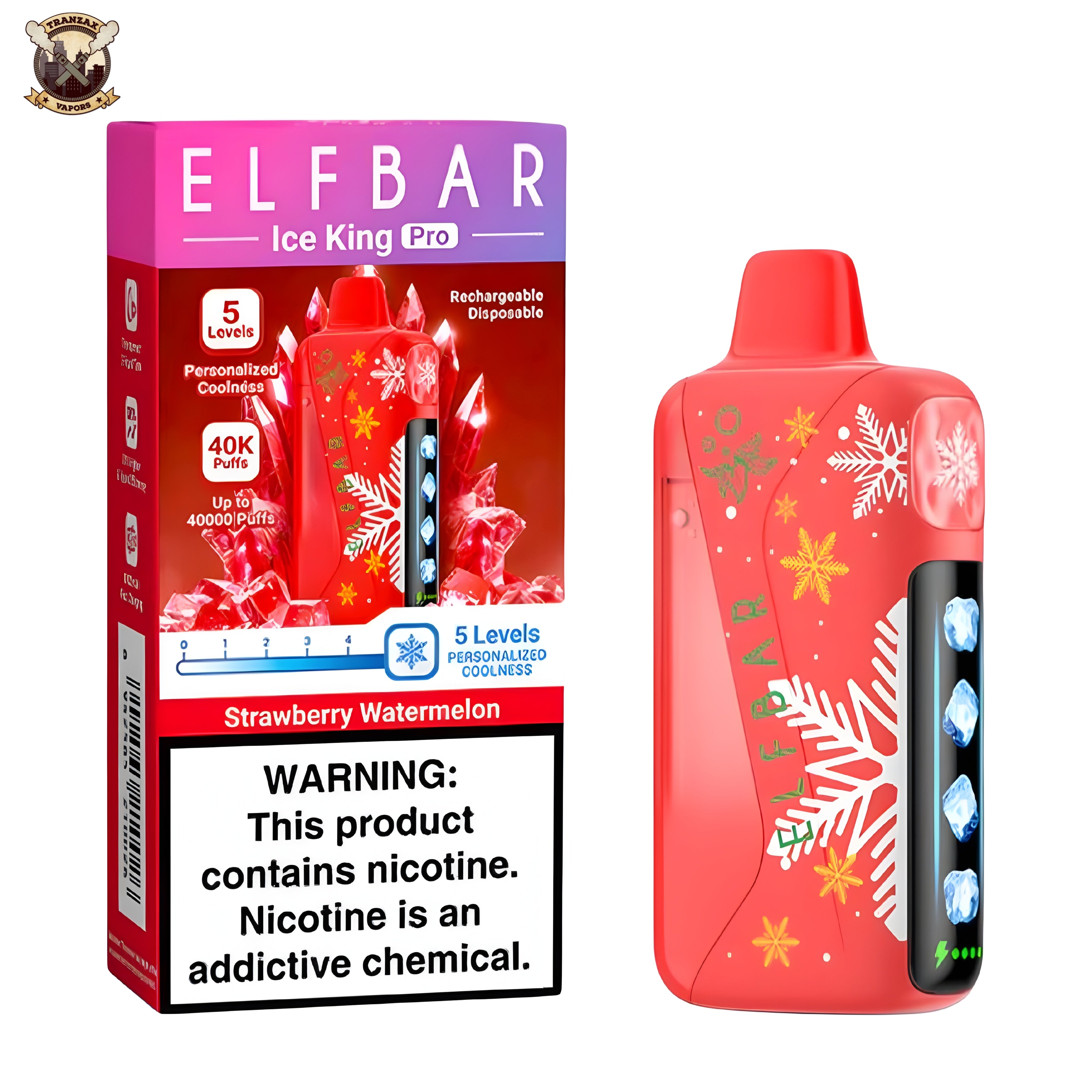 ELFBAR ICE KING PRO 50MG 40K PUFFS DISPOSABLE