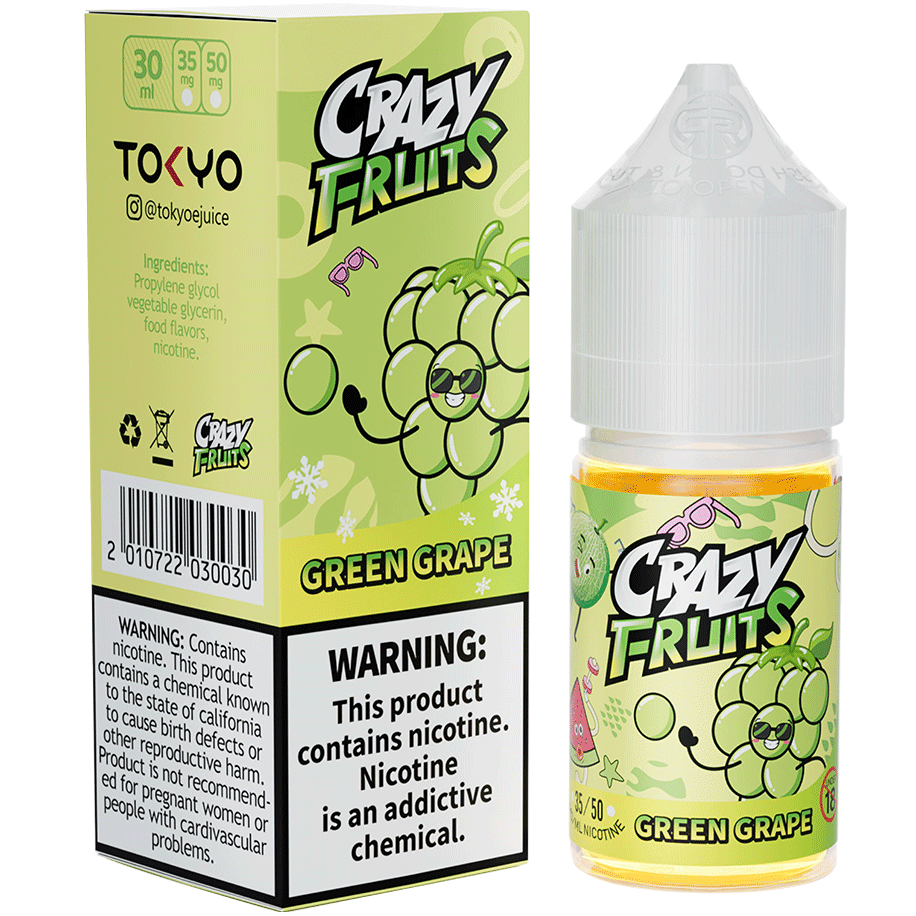 GREEN GRAPE 30ML - TOKYO CRAZY FRUITS