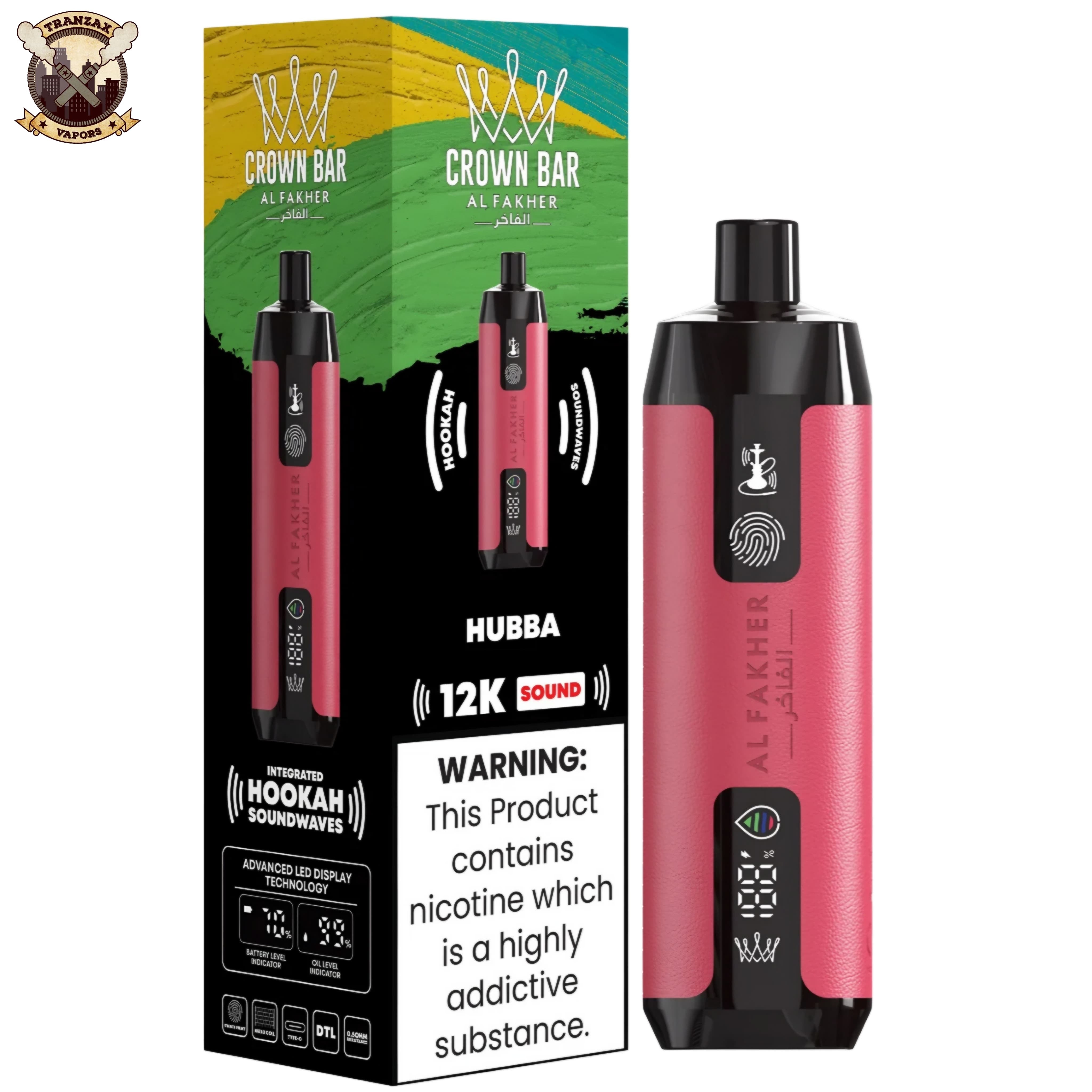 al fakher crown bar 12k disposable price in pakistan