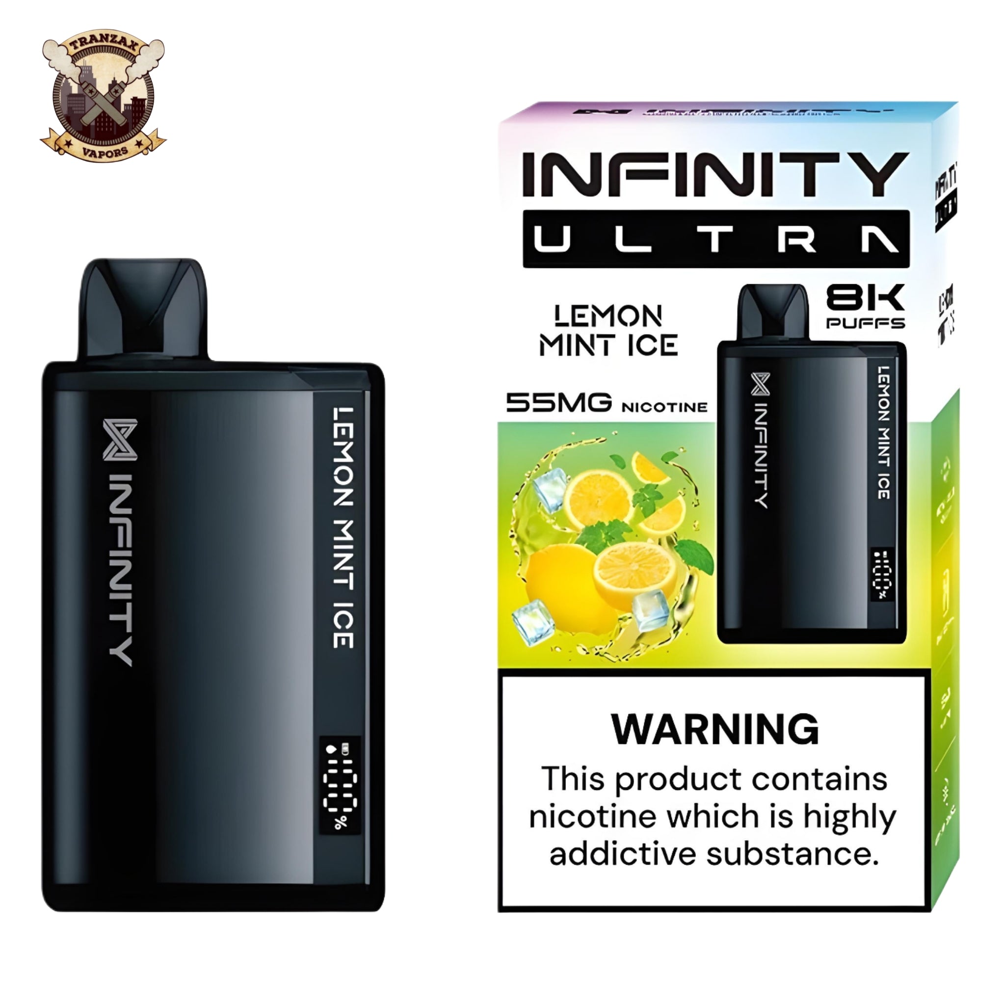 infinity ultra disposable lemon mint ice price in pakistan