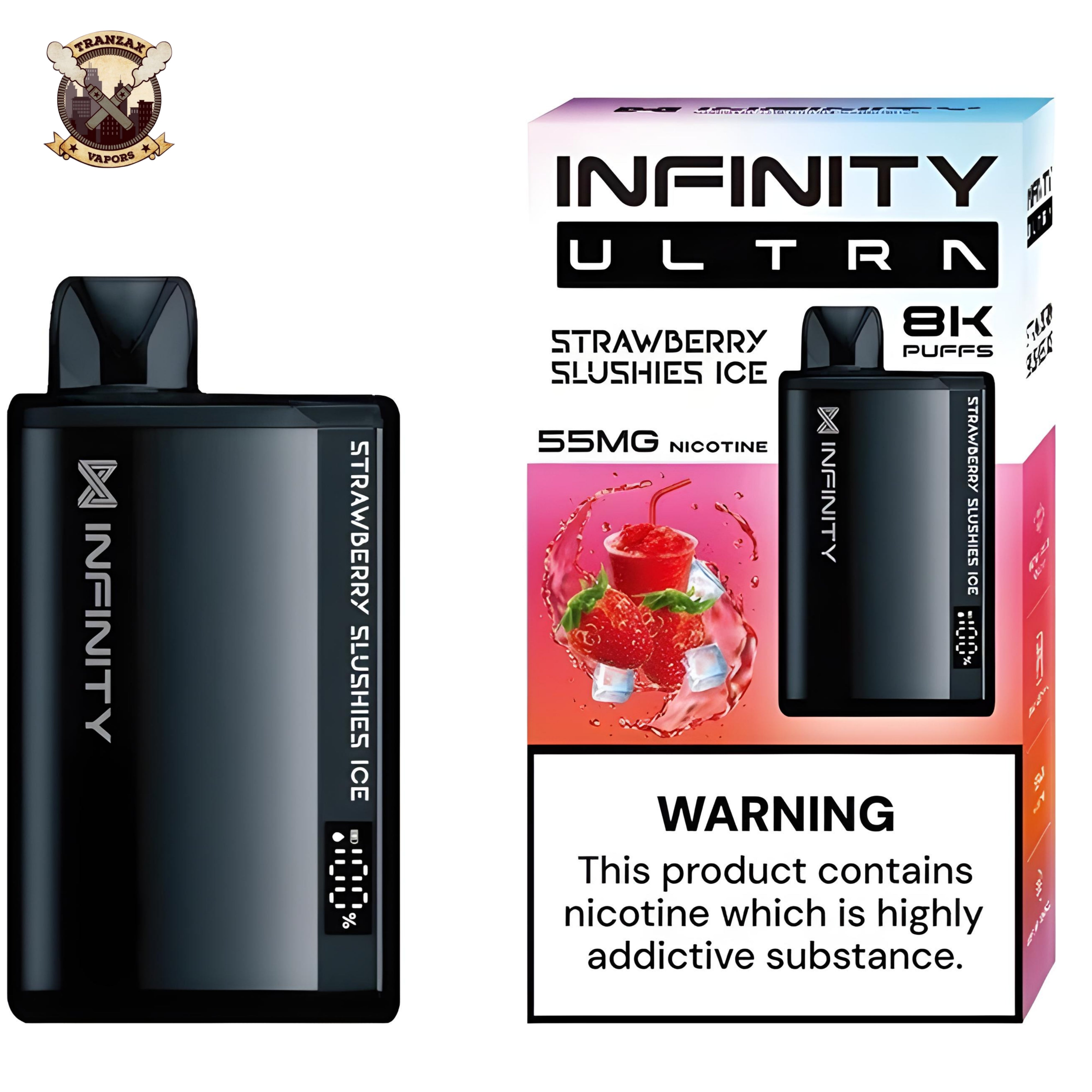 infinity ultra disposable strawberry slushies ice price in pakistan