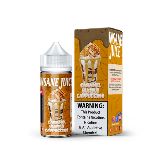 CARAMEL WAFFLE CAPPUCCINO 100ML - INSANE JUICE