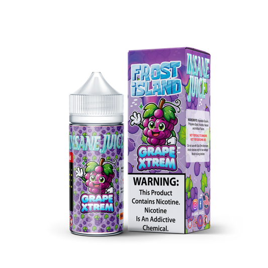GRAPE EXTREME 100ML - INSANE JUICE