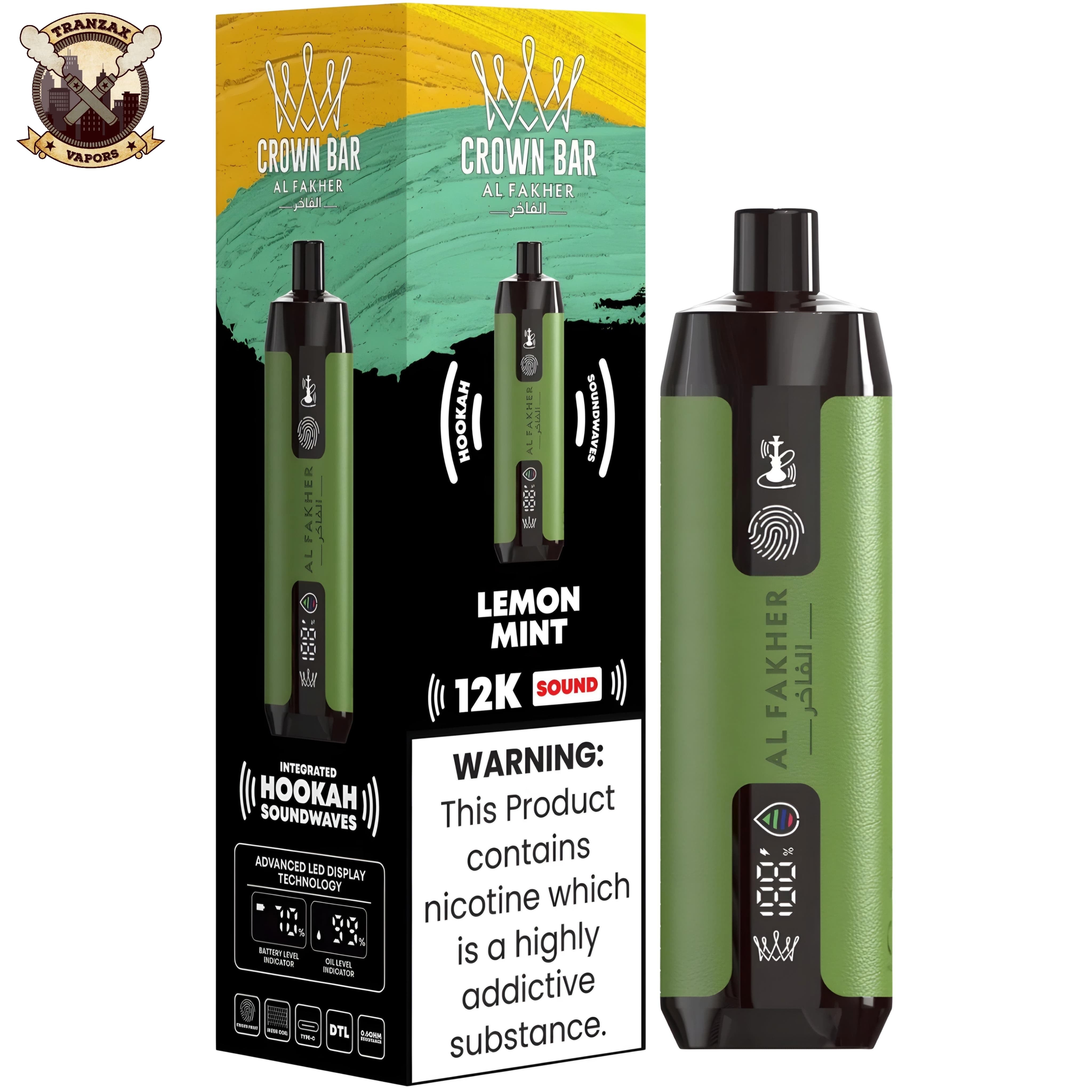 al fakher crown bar 12k disposable price in pakistan