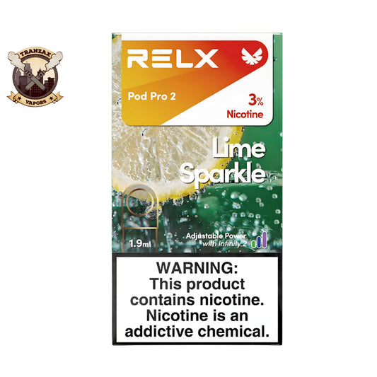 LIME SPARKLE 30MG RELX DISPOSABLE POD