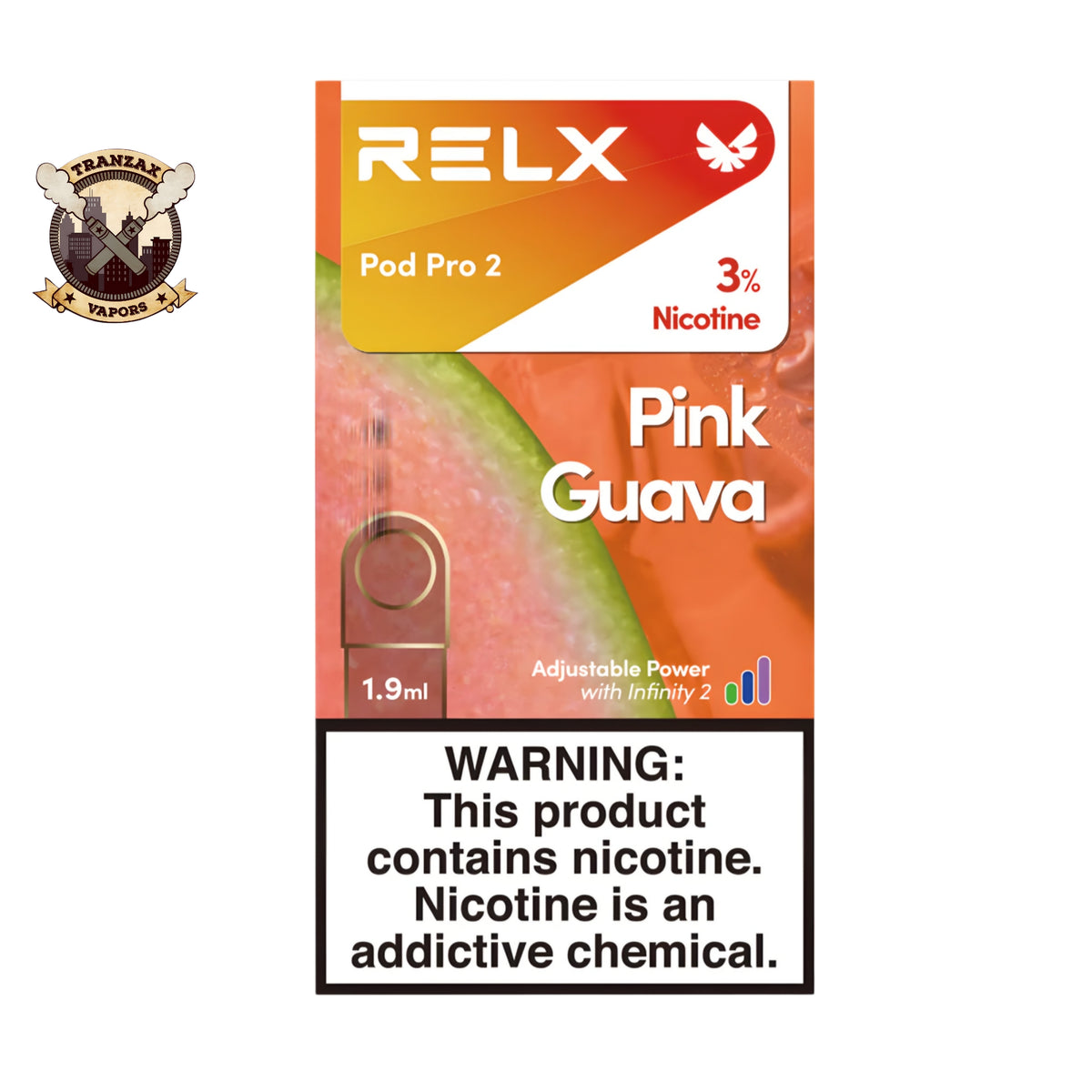 PINK GUAVA 30MG RELX DISPOSABLE POD