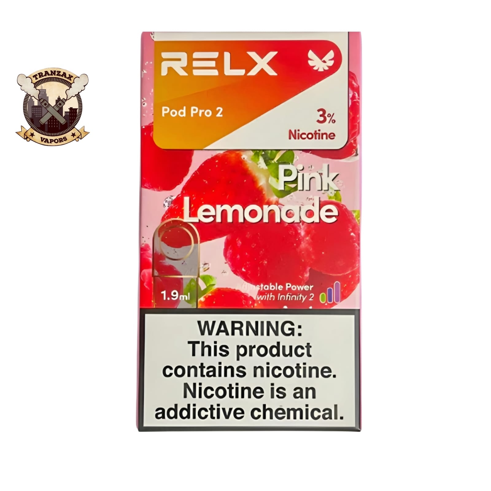 PINK LEMONADE 30MG - RELX DISPOSABLE POD
