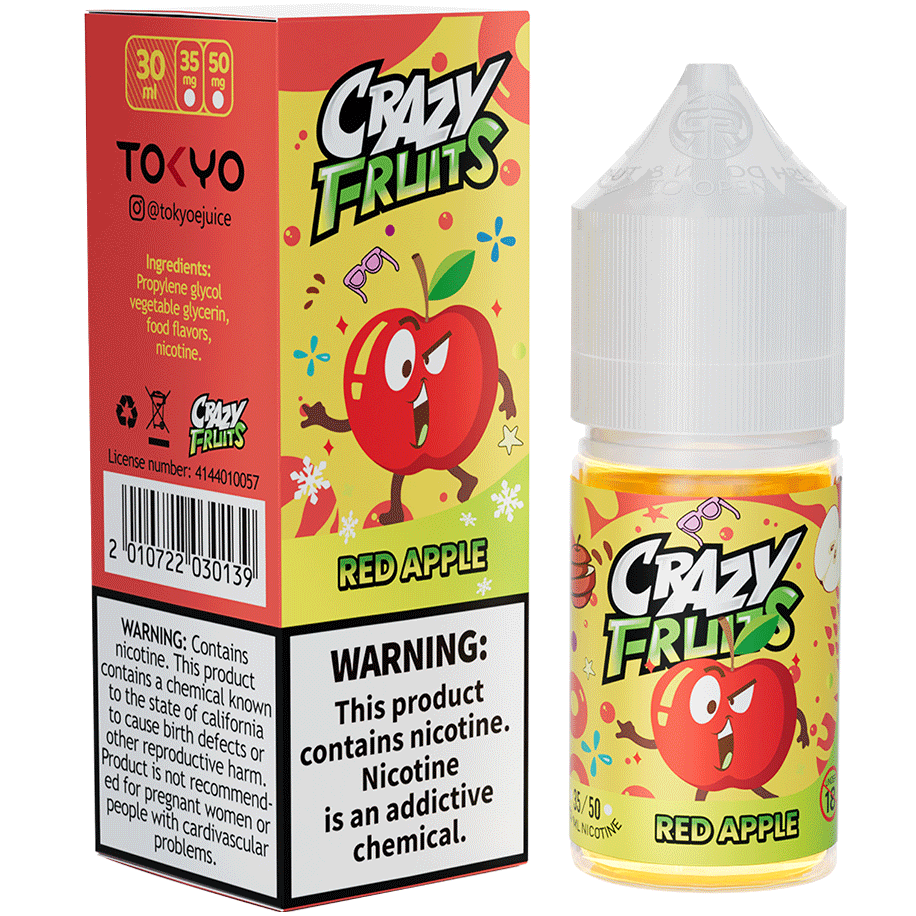 RED APPLE 30ML - TOKYO CRAZY FRUITS