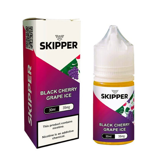 BLACK CHERRY GRAPE ICE 30ML - SKIPPER LIQUID