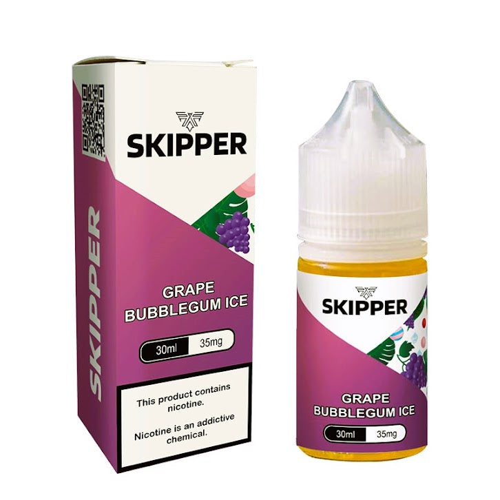 GRAPE BUBBLEGUM ICE 30ML - SKIPPER LIQUID