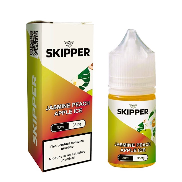 JASMINE PEACH APPLE ICE 30ML - SKIPPER LIQUID