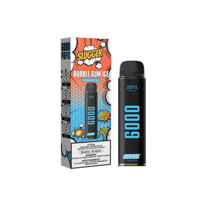 20MG BUBBLE GUM ICE | SLUGGER DISPOSABLE 6000 PUFFS