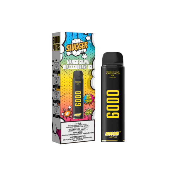 20MG MANGO GUAVA BLACKCURRANT | SLUGGER DISPOSABLE 6000 PUFFS
