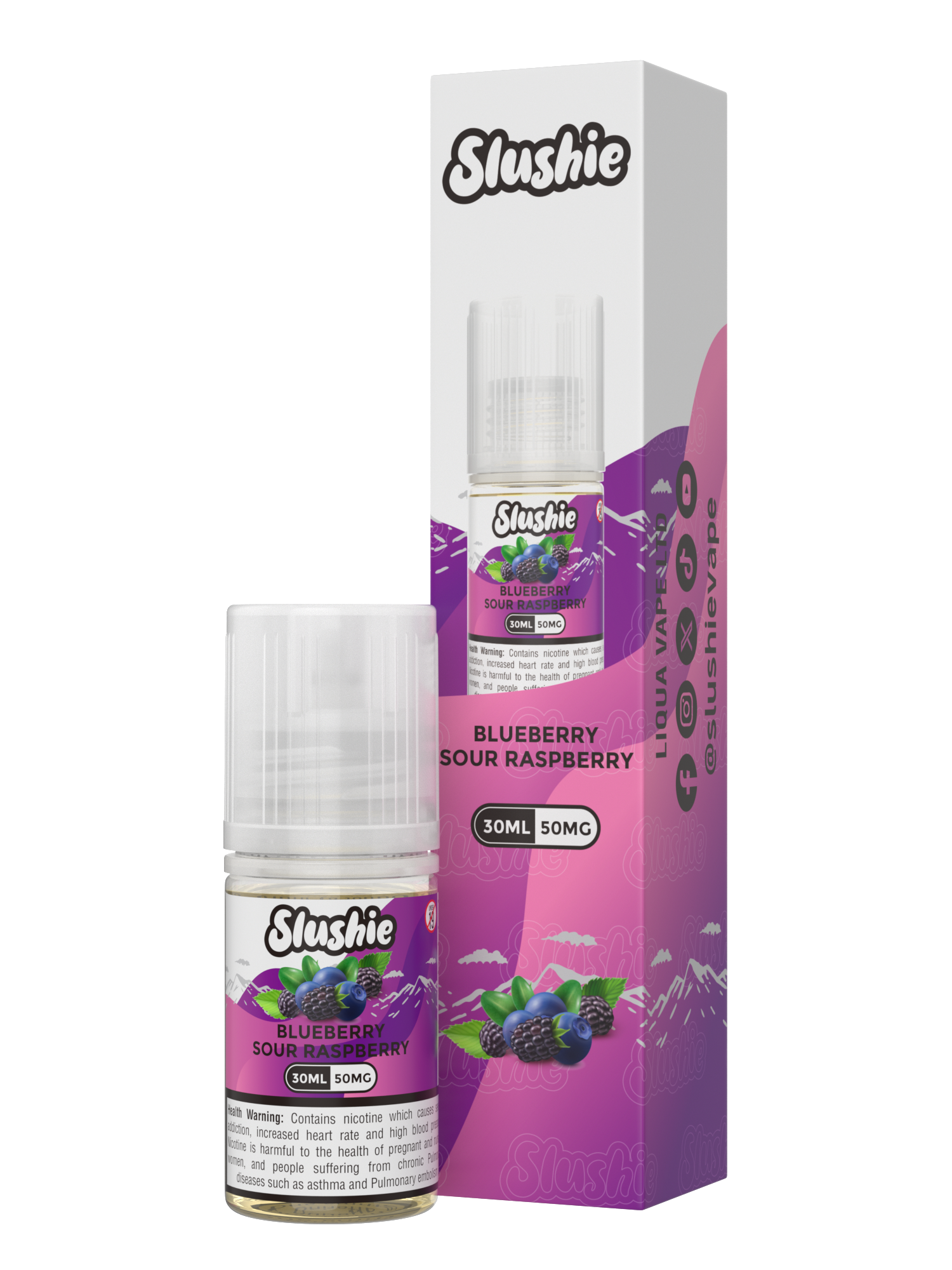 SLUSHIE E LIQUID BLUE SOUR RASPBERRY ICE 30ML PRICE IN PAKISTAN