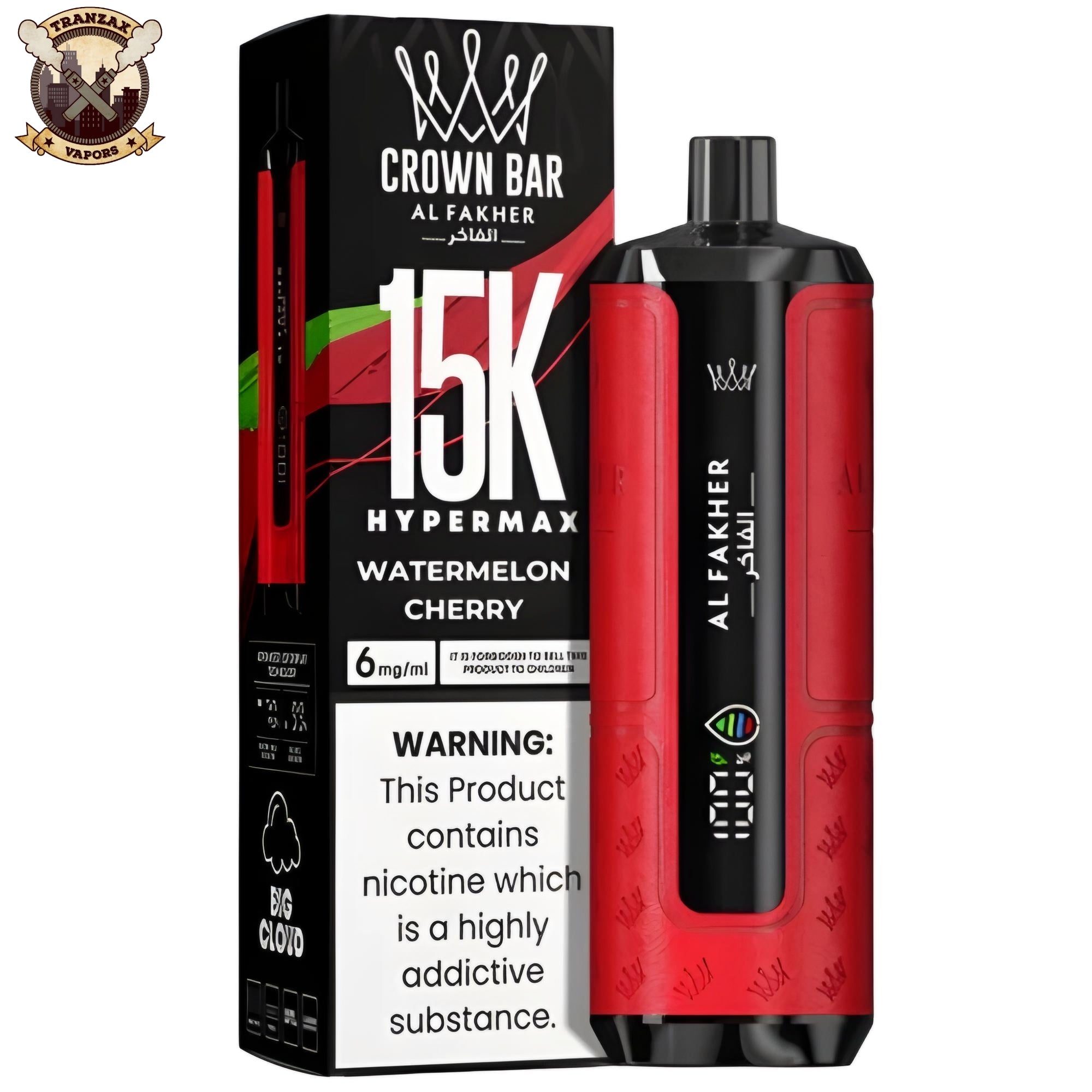 al fakher hypermax crown bar disposable 