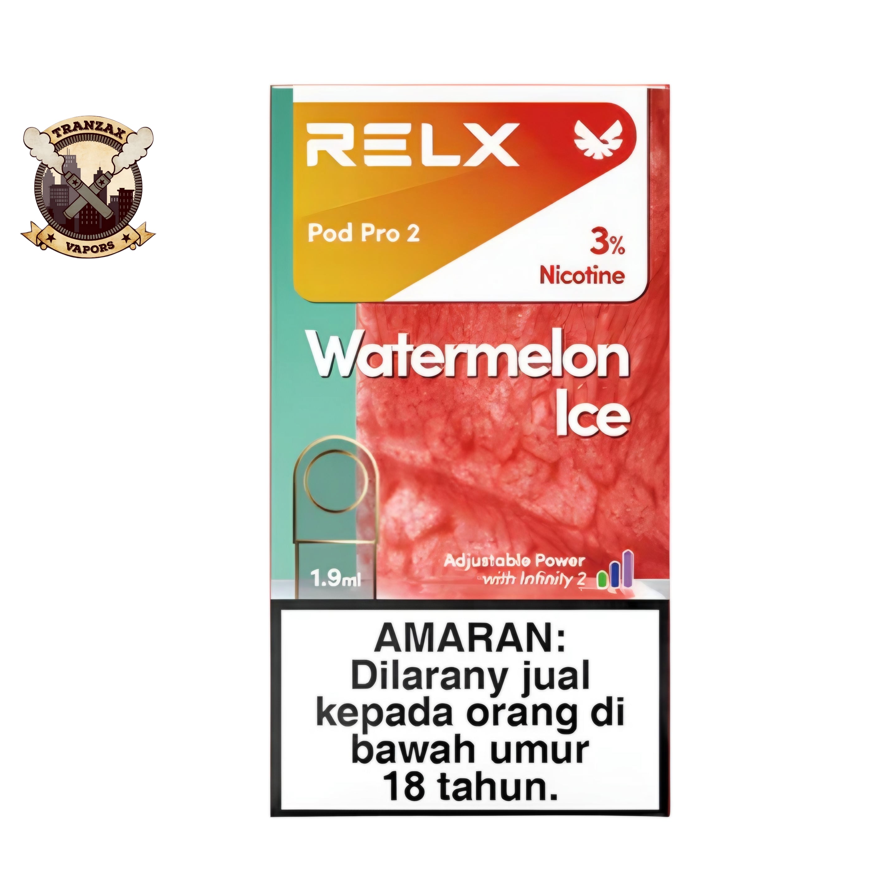 WATERMELON ICE 30MG - RELX DISPOSABLE POD